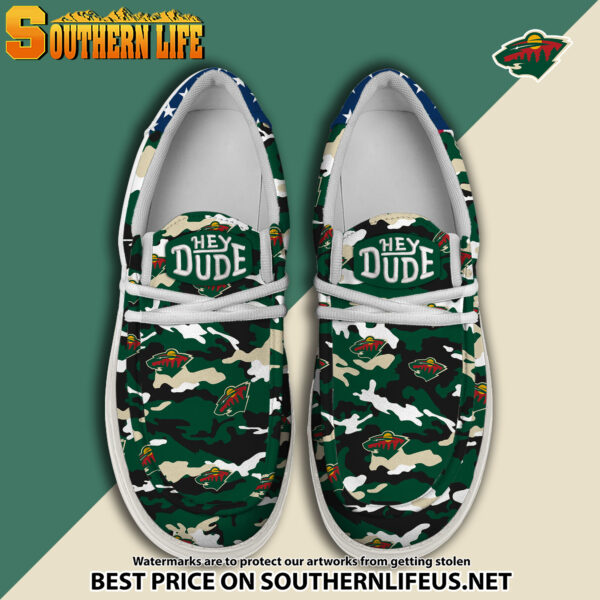 Tubopro Minnesota Wild Personalized Hey Dude Shoes For Men And Women