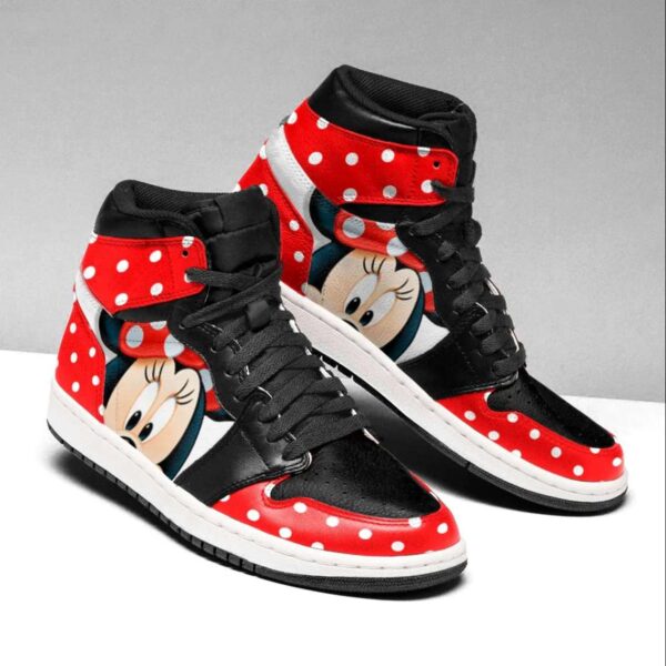 Tubopro Minnie Mouse AJ1 High Sneakers Shoes For Men And Women