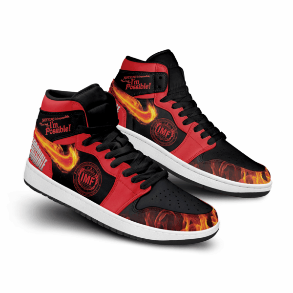 Tubopro Mission Possible AJ1 High Sneakers Shoes For Men And Women - Image 2