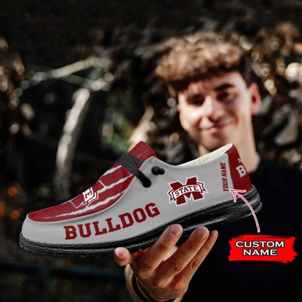 Tubopro Mississippi State Bulldogs Hey Dude Shoes For Men And Women - Image 4