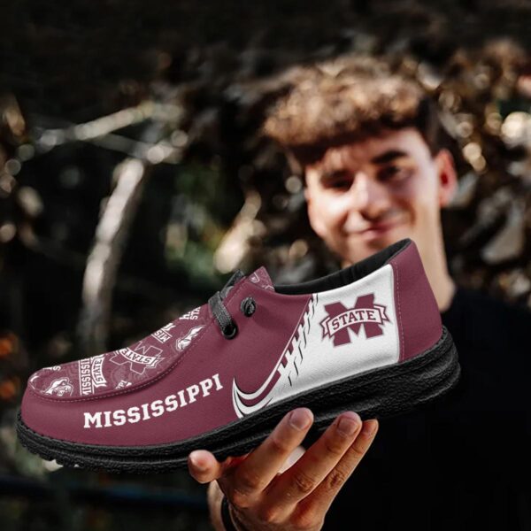 Tubopro Mississippi State Bulldogs Hey Dude Shoes For Men And Women - Image 4