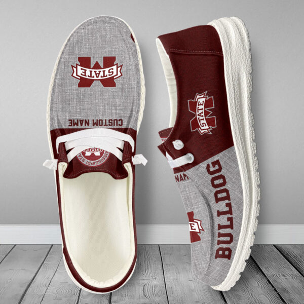 Tubopro Mississippi State Bulldogs Hey Dude Shoes For Men And Women - Image 5