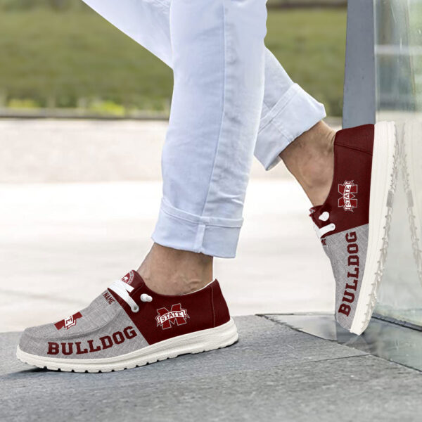 Tubopro Mississippi State Bulldogs Hey Dude Shoes For Men And Women - Image 8