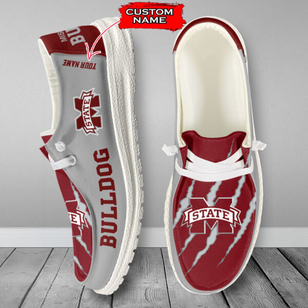 Tubopro Mississippi State Bulldogs Hey Dude Shoes For Men And Women - Image 5