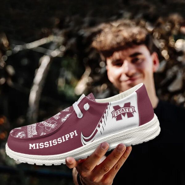 Tubopro Mississippi State Bulldogs Hey Dude Shoes For Men And Women - Image 3