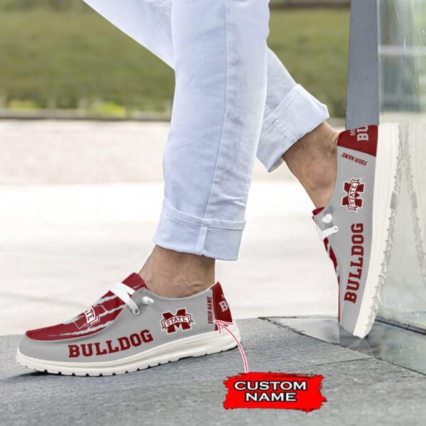 Tubopro Mississippi State Bulldogs Hey Dude Shoes For Men And Women - Image 6