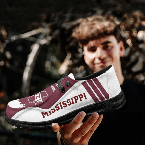 Tubopro Mississippi State Bulldogs Hey Dude Shoes For Men And Women - Image 4