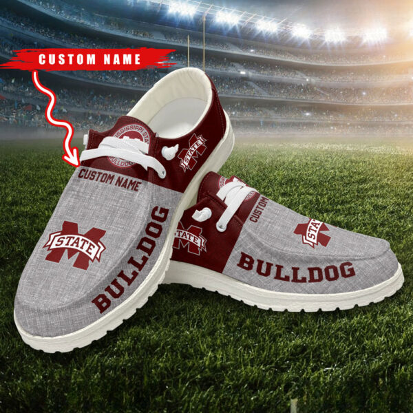 Tubopro Mississippi State Bulldogs Hey Dude Shoes For Men And Women - Image 2