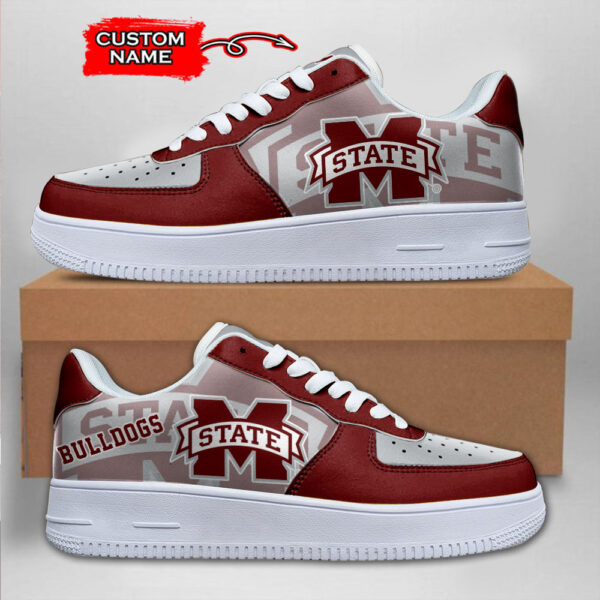 Tubopro Mississippi State Bulldogs NCAA Air Low-Top Sneakers Shoes For Men And Women