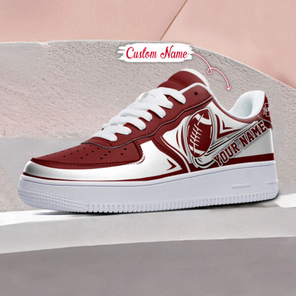 Tubopro Mississippi State Bulldogs NCAA Air Low-Top Sneakers Shoes For Men And Women - Image 3
