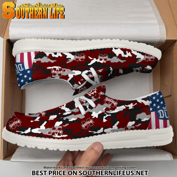 Tubopro Mississippi State Bulldogs Personalized Hey Dude Shoes For Men And Women - Image 4