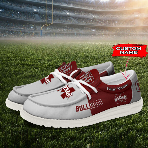 Tubopro Mississippi State Bulldogs Personalized Hey Dude Shoes For Men And Women - Image 2