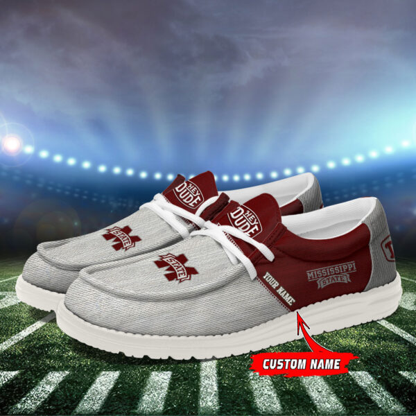Tubopro Mississippi State Bulldogs Personalized Hey Dude Shoes For Men And Women - Image 3