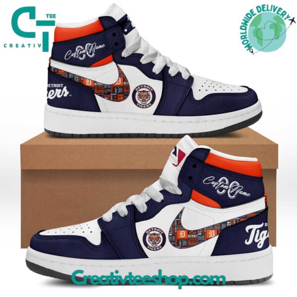 Tubopro MLB Detroit Tiger AJ1 High Sneakers Shoes For Men And Women