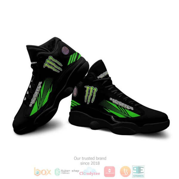 Tubopro Monster Energy AJ13 Sneakers Shoes For Men And Women - Image 3