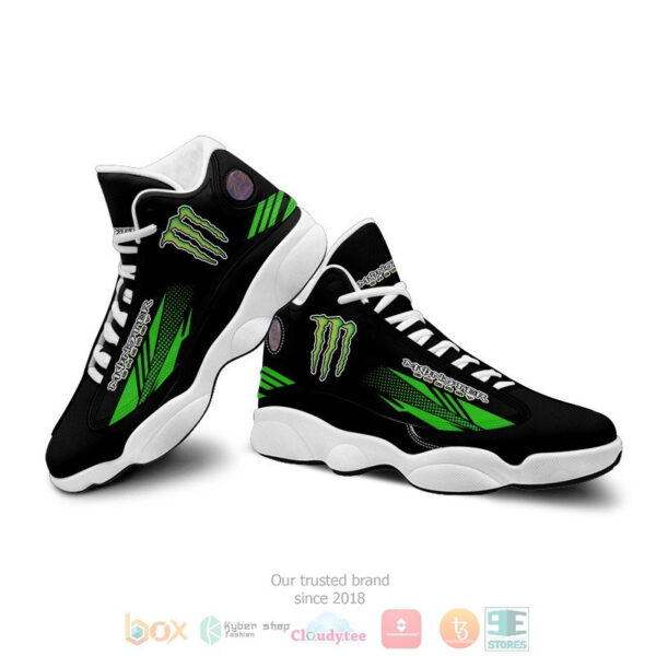 Tubopro Monster Energy AJ13 Sneakers Shoes For Men And Women - Image 2