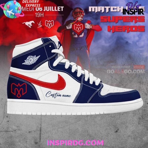 Tubopro Montreal Alouettes AJ1 High Sneakers Shoes For Men And Women - Image 2