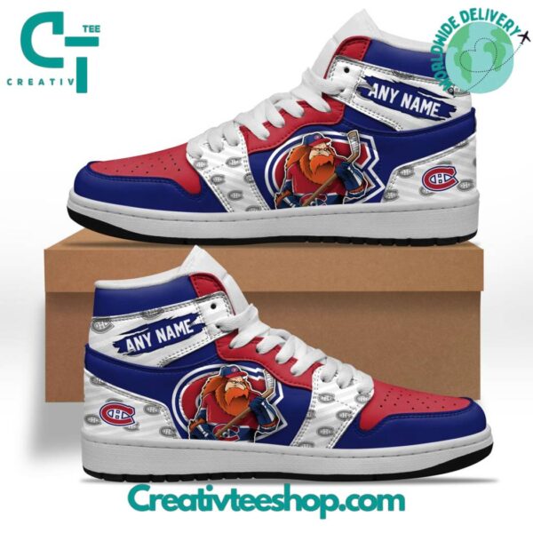 Tubopro Montreal Canadiens AJ1 High Sneakers Shoes For Men And Women