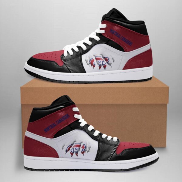 Tubopro Montreal Canadiens AJ1 High Sneakers Shoes For Men And Women