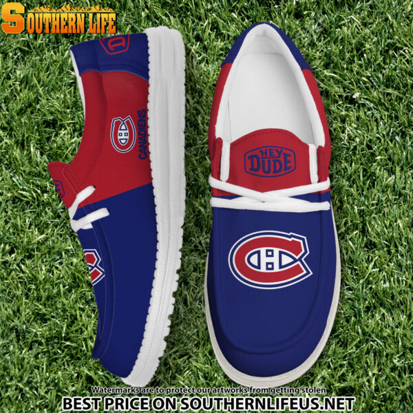 Tubopro Montreal Canadiens Personalized Hey Dude Shoes For Men And Women
