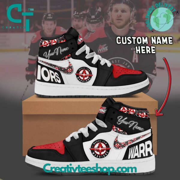 Tubopro Moose Jaw Warriors AJ1 High Sneakers Shoes For Men And Women