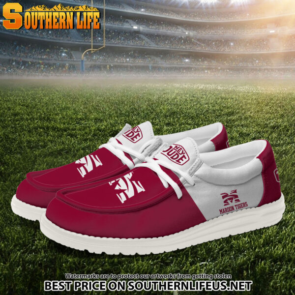 Tubopro Morehouse Maroon Tigers Personalized Hey Dude Shoes For Men And Women - Image 2