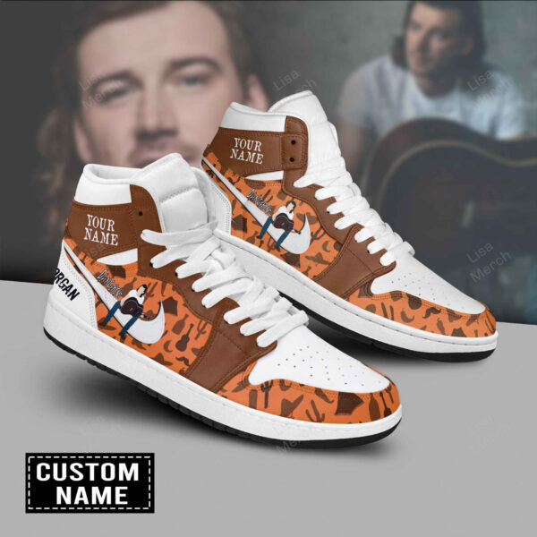 Tubopro Morgan Wallen AJ1 High Sneakers Shoes For Men And Women - Image 2