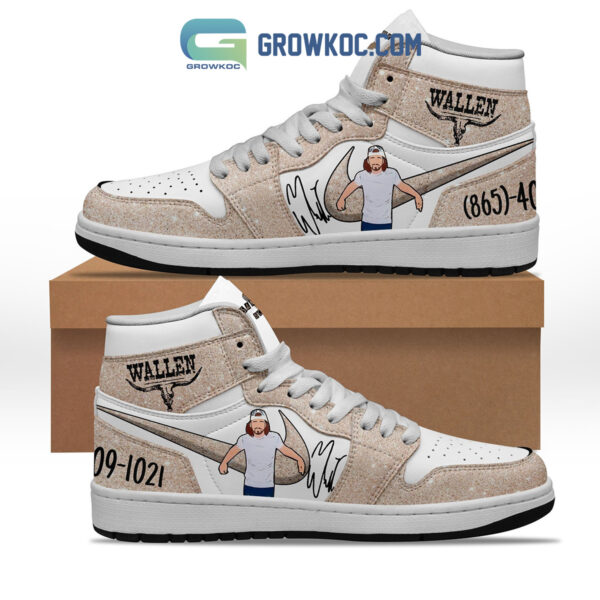 Tubopro Morgan Wallen AJ1 High Sneakers Shoes For Men And Women