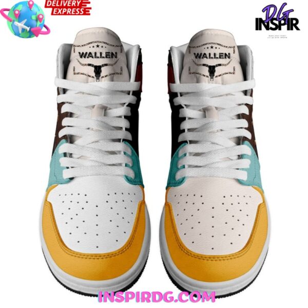 Tubopro Morgan Wallen AJ1 High Sneakers Shoes For Men And Women - Image 3