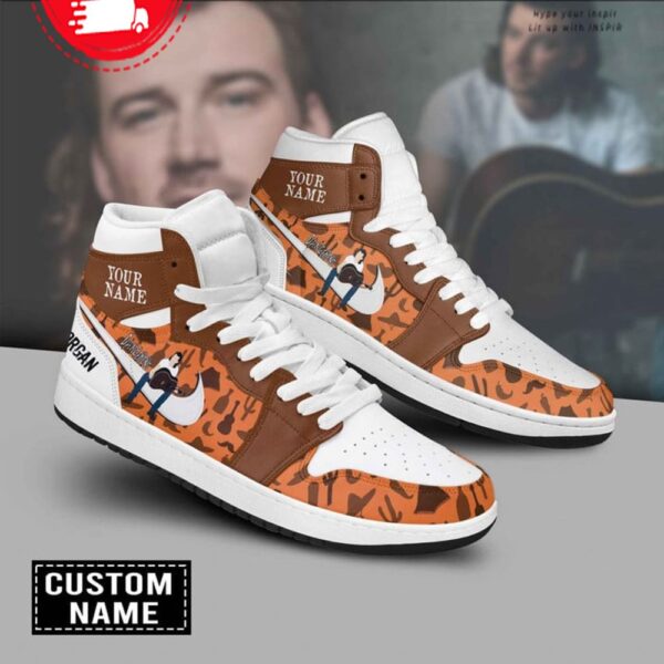 Tubopro Morgan Wallen AJ1 High Sneakers Shoes For Men And Women - Image 2