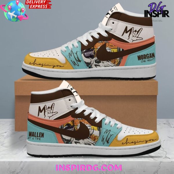 Tubopro Morgan Wallen AJ1 High Sneakers Shoes For Men And Women - Image 2