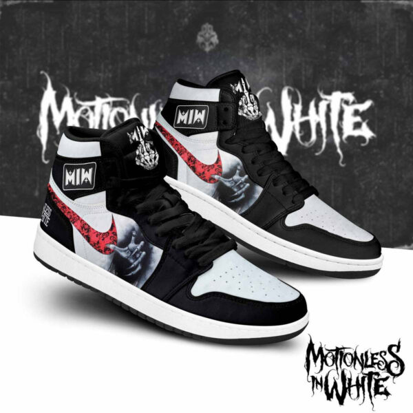 Tubopro Motionless in White AJ1 High Sneakers Shoes For Men And Women