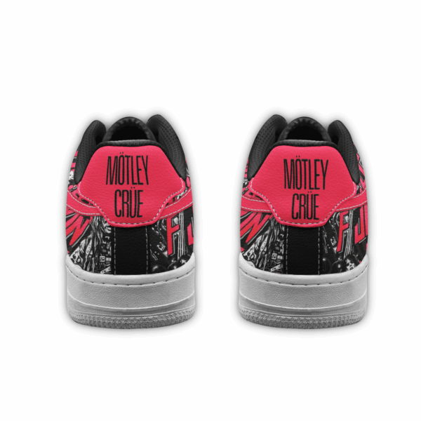 Tubopro Motley Crue Air Low-Top Sneakers Shoes For Men And Women - Image 3