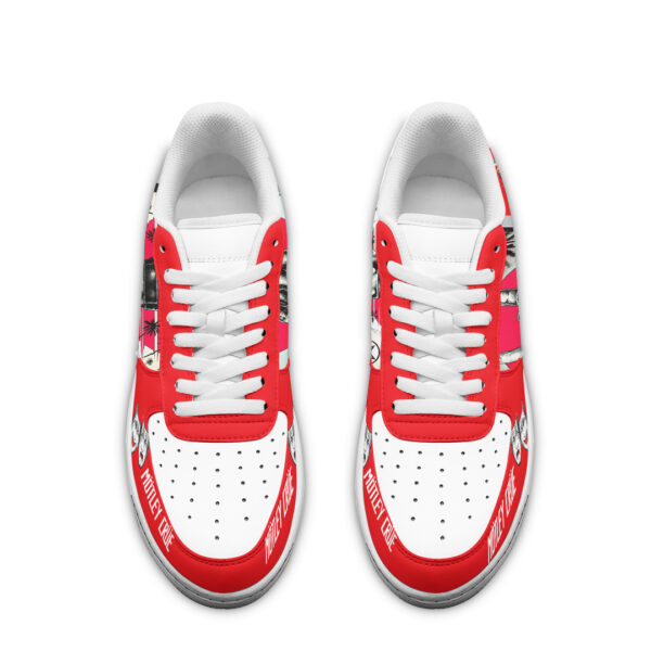 Tubopro Motley Crue Air Low-Top Sneakers Shoes For Men And Women - Image 2
