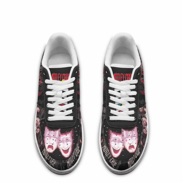 Tubopro Motley Crue Air Low-Top Sneakers Shoes For Men And Women - Image 3