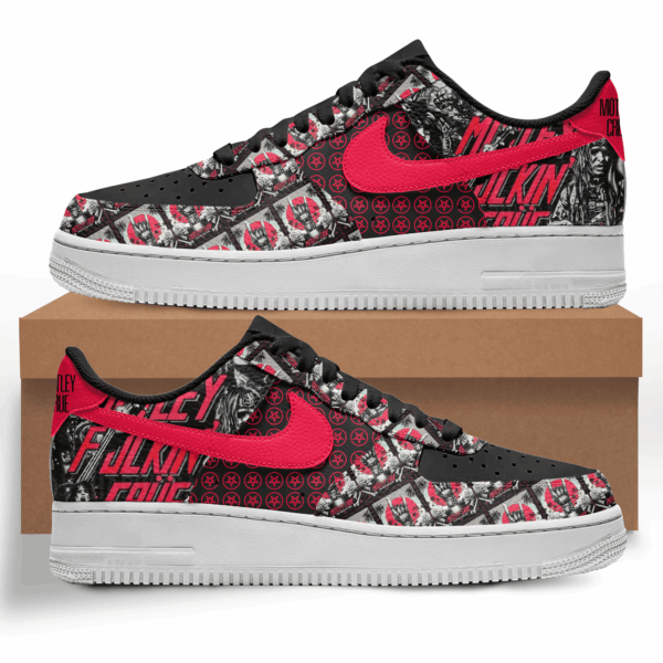 Tubopro Motley Crue Air Low-Top Sneakers Shoes For Men And Women