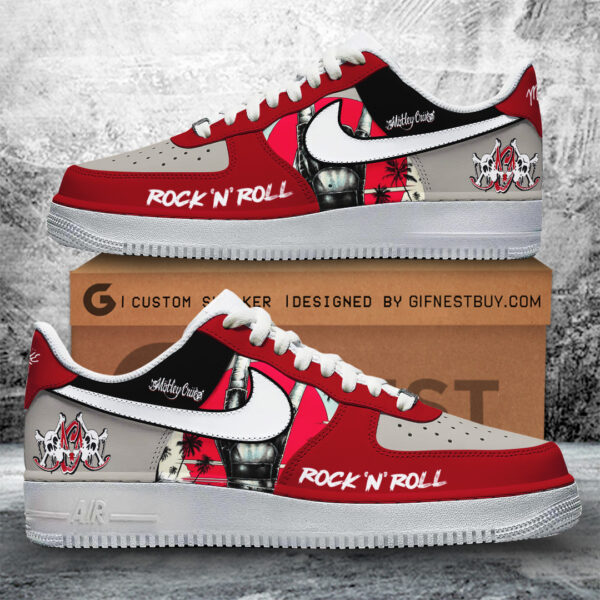 Tubopro Motley Crue Air Low-Top Sneakers Shoes For Men And Women