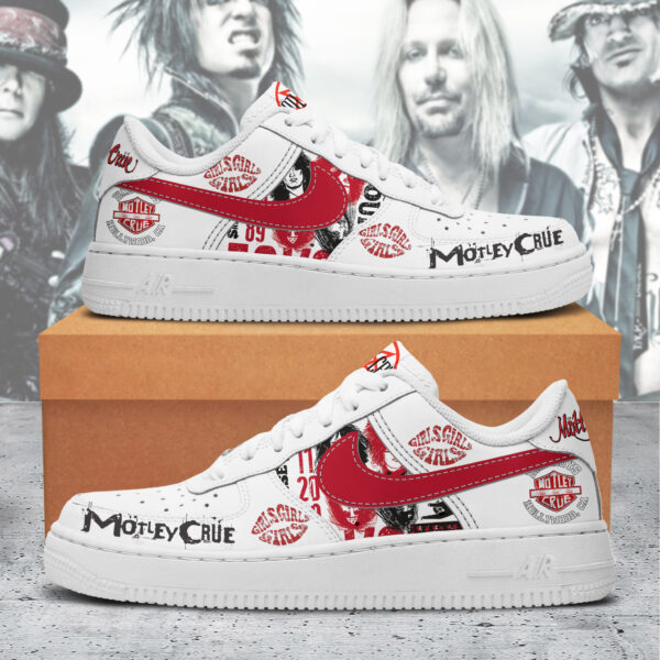 Tubopro Motley Crue Air Low-Top Sneakers Shoes For Men And Women