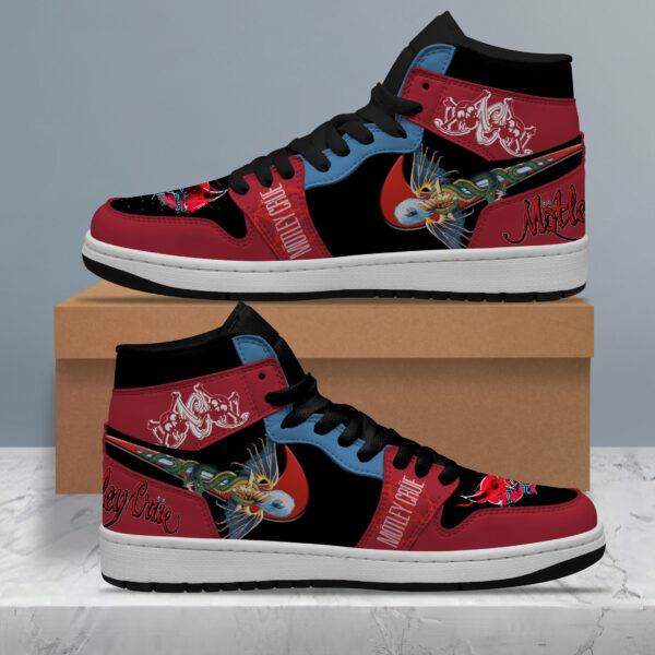 Tubopro Motley Crue AJ1 High Sneakers Shoes For Men And Women
