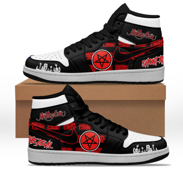 Tubopro Motley Crue AJ1 High Sneakers Shoes For Men And Women