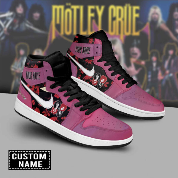 Tubopro Motley Crue AJ1 High Sneakers Shoes For Men And Women