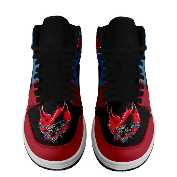 Tubopro Motley Crue AJ1 High Sneakers Shoes For Men And Women - Image 3