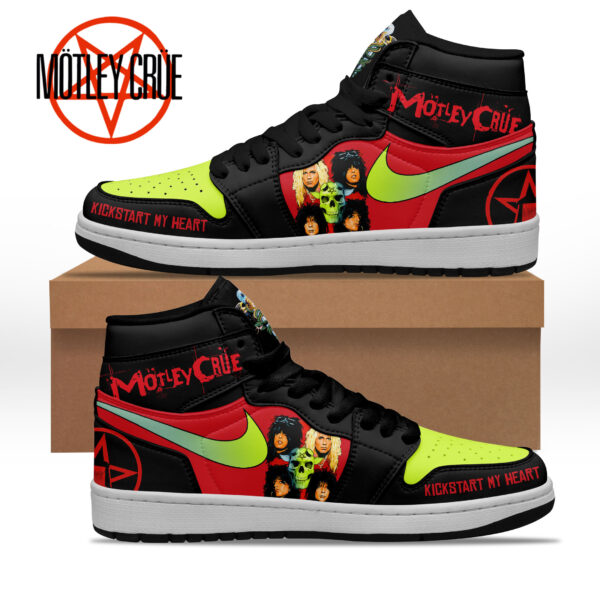 Tubopro Motley Crue AJ1 High Sneakers Shoes For Men And Women