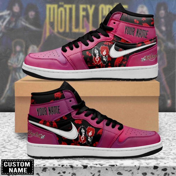 Tubopro Motley Crue AJ1 High Sneakers Shoes For Men And Women