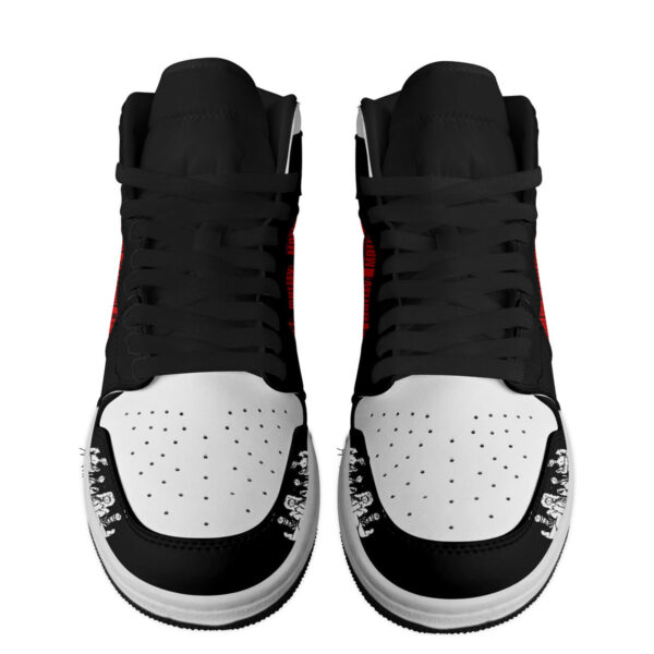 Tubopro Motley Crue AJ1 High Sneakers Shoes For Men And Women - Image 2