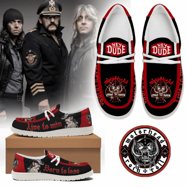 Tubopro Motörhead Personalized Hey Dude Shoes For Men And Women