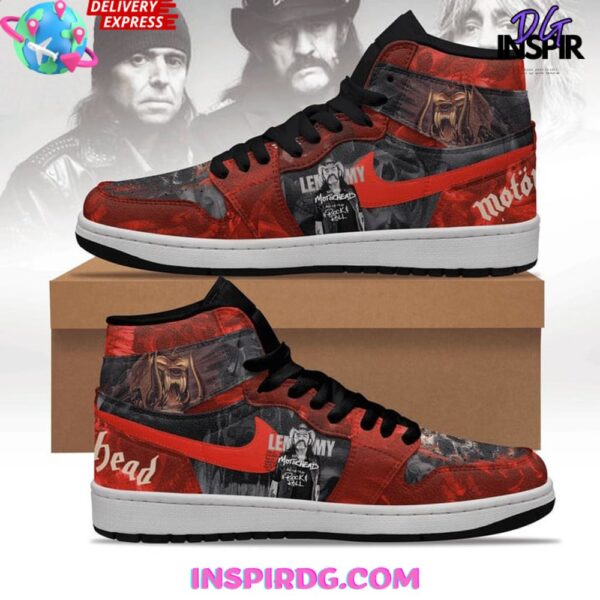Tubopro Motörhead Lemmy Rock and Roll AJ1 High Sneakers Shoes For Men And Women