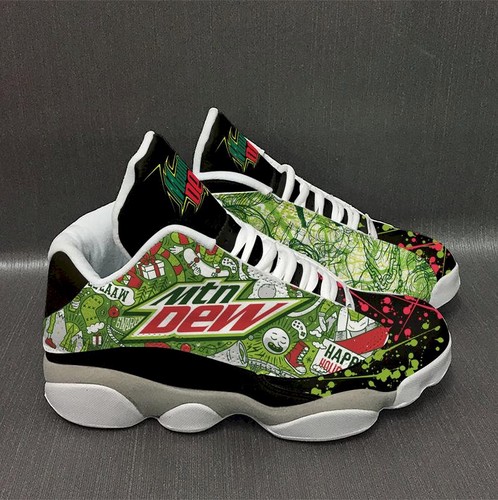 Tubopro Mountain Dew AJ13 Sneakers Shoes For Men And Women