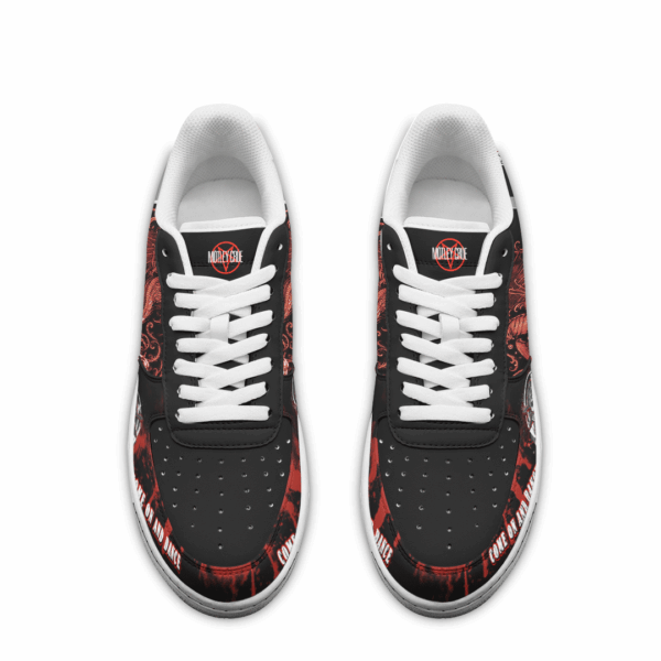 Tubopro Mötley Crüe Air Low-Top Sneakers Shoes For Men And Women - Image 3