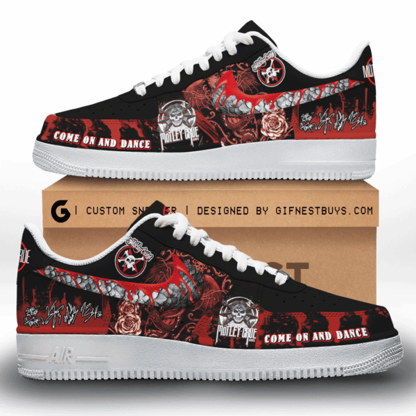 Tubopro Mötley Crüe Air Low-Top Sneakers Shoes For Men And Women